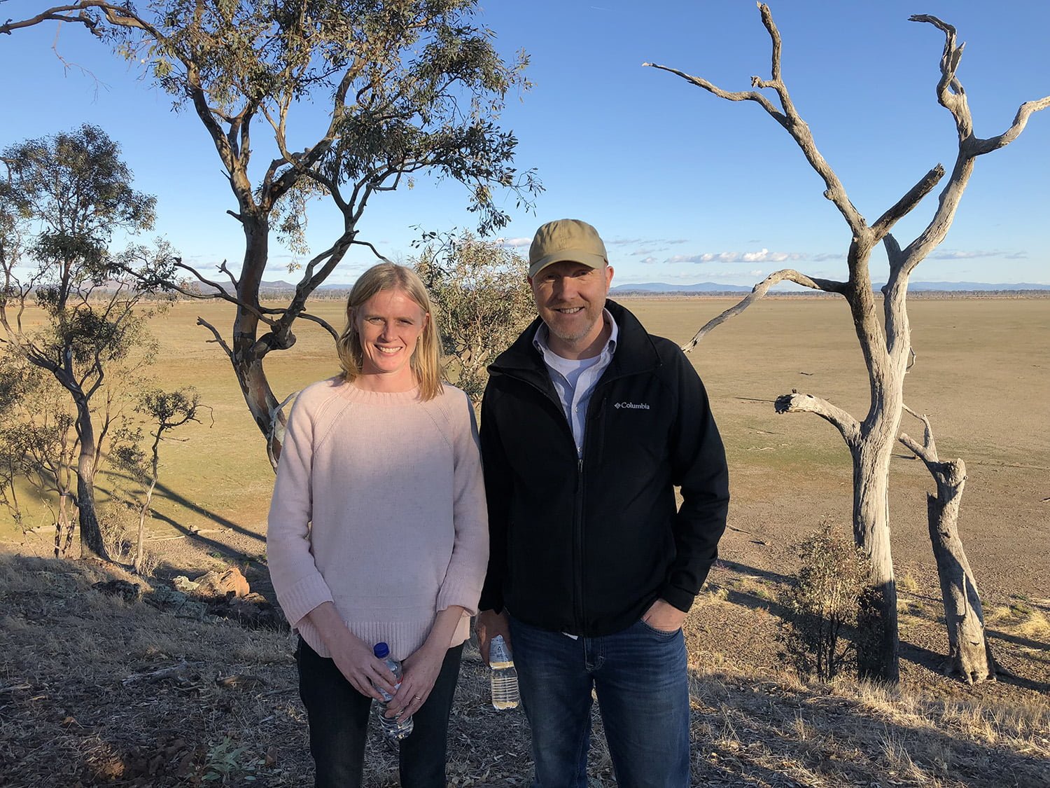 Trent and Jenny at the 2nd Twinning Workshop at the Winton Wetlands (4 June 2018). Photo credit: Tamara Boyd